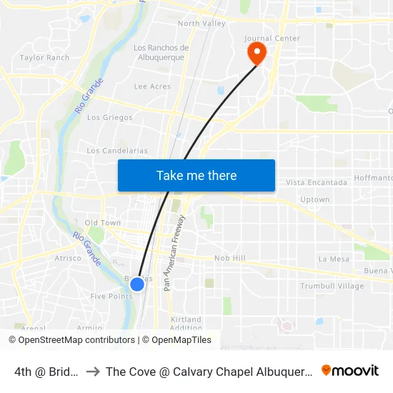 4th @ Bridge to The Cove @ Calvary Chapel Albuquerque map