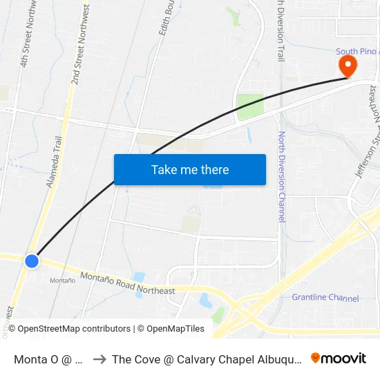 Monta O @ 2nd to The Cove @ Calvary Chapel Albuquerque map