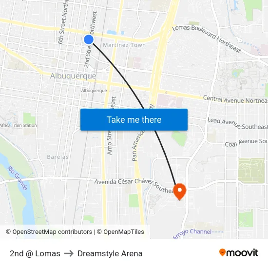 2nd @ Lomas to Dreamstyle Arena map