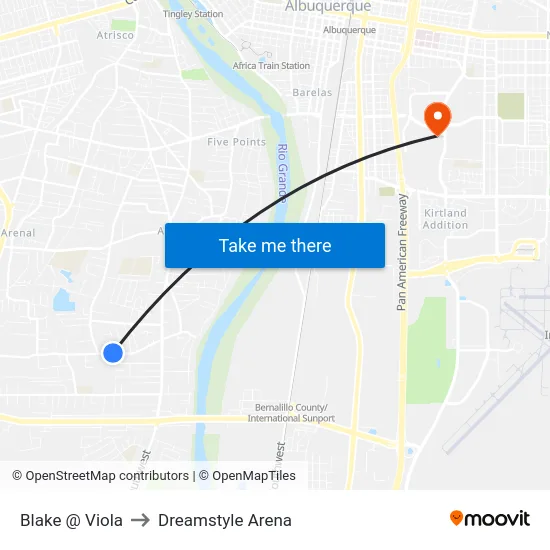 Blake @ Viola to Dreamstyle Arena map