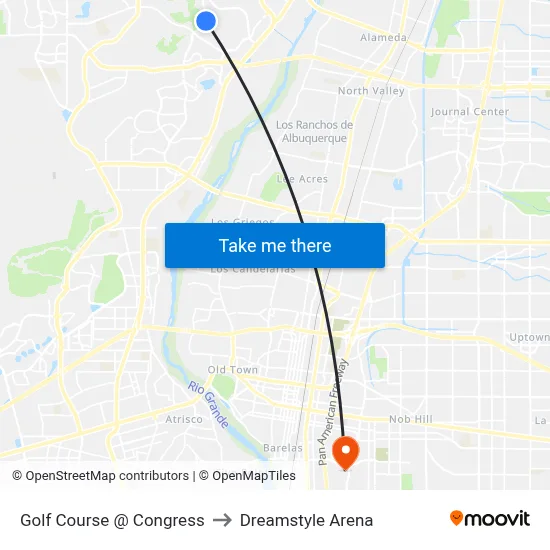 Golf Course @ Congress to Dreamstyle Arena map