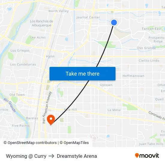 Wyoming @ Curry to Dreamstyle Arena map