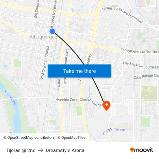 Tijeras @ 2nd to Dreamstyle Arena map