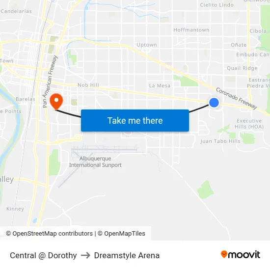 Central @ Dorothy to Dreamstyle Arena map