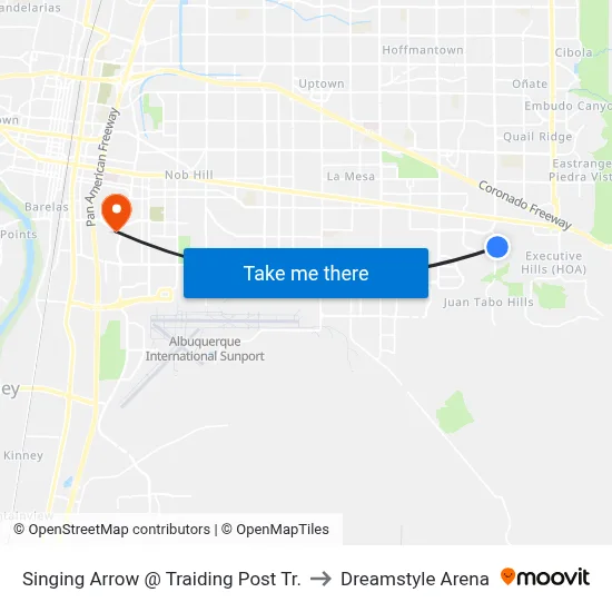 Singing Arrow @ Traiding Post Tr. to Dreamstyle Arena map