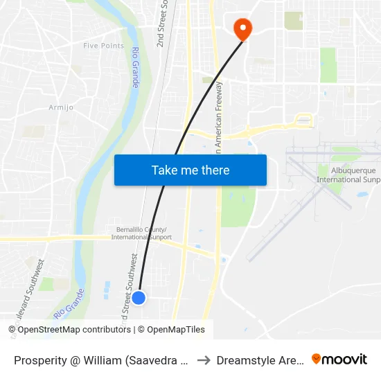 Prosperity @ William (Saavedra Cc) to Dreamstyle Arena map