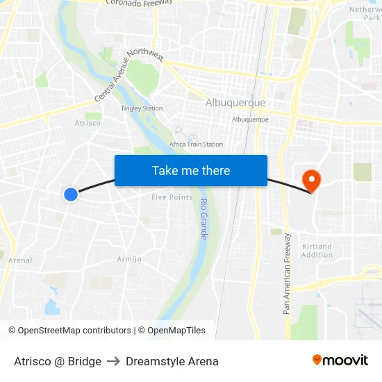 Atrisco @ Bridge to Dreamstyle Arena map