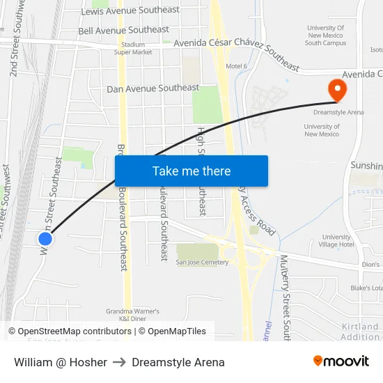 William @ Hosher to Dreamstyle Arena map