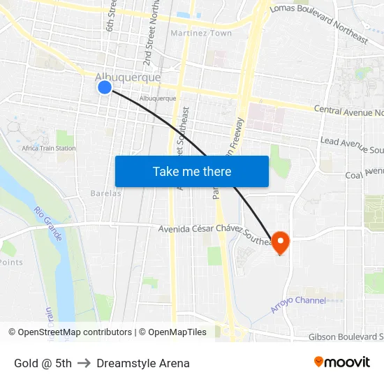 Gold @ 5th to Dreamstyle Arena map