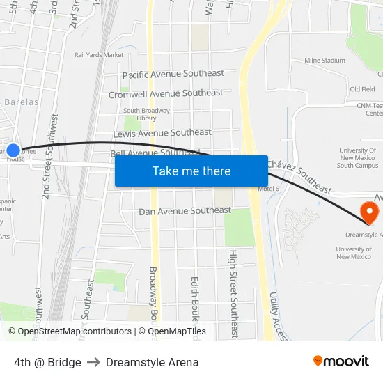 4th @ Bridge to Dreamstyle Arena map