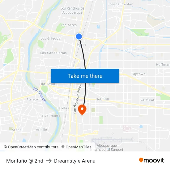 Montaño @ 2nd to Dreamstyle Arena map
