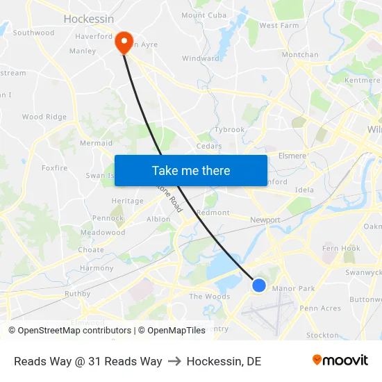 Reads Way @ 31 Reads Way to Hockessin, DE map