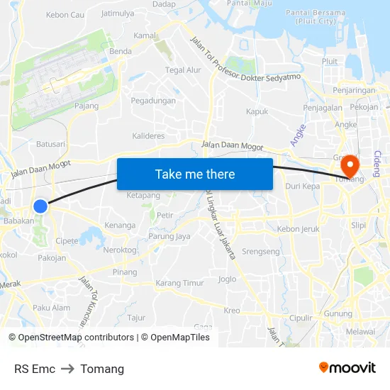 RS Emc to Tomang map
