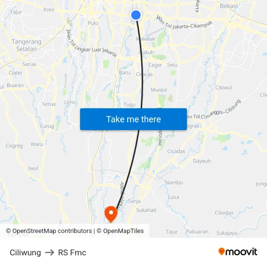 Ciliwung to RS Fmc map