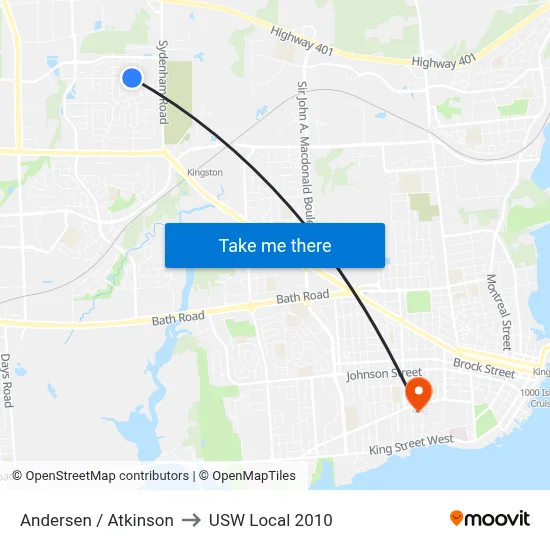 Andersen / Atkinson to USW Local 2010 map