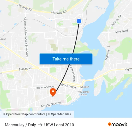 Maccauley / Daly to USW Local 2010 map