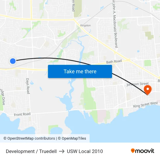 Development / Truedell to USW Local 2010 map