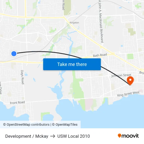 Development / Mckay to USW Local 2010 map