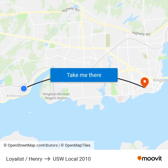 Loyalist / Henry to USW Local 2010 map