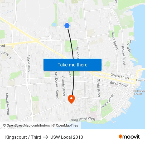 Kingscourt / Third to USW Local 2010 map