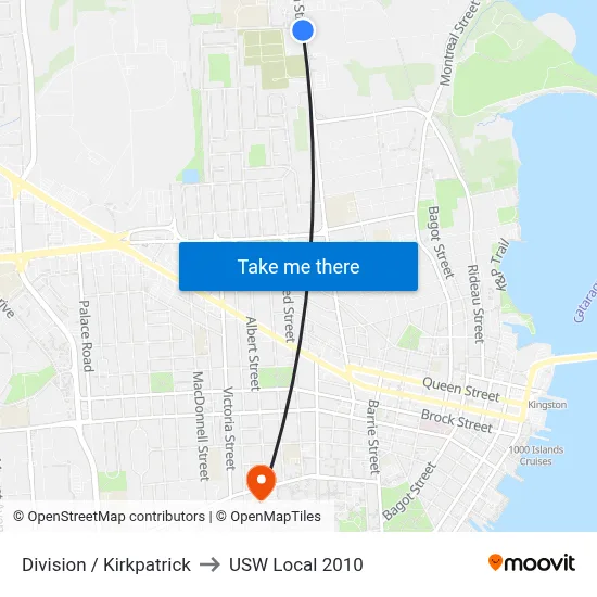 Division / Kirkpatrick to USW Local 2010 map