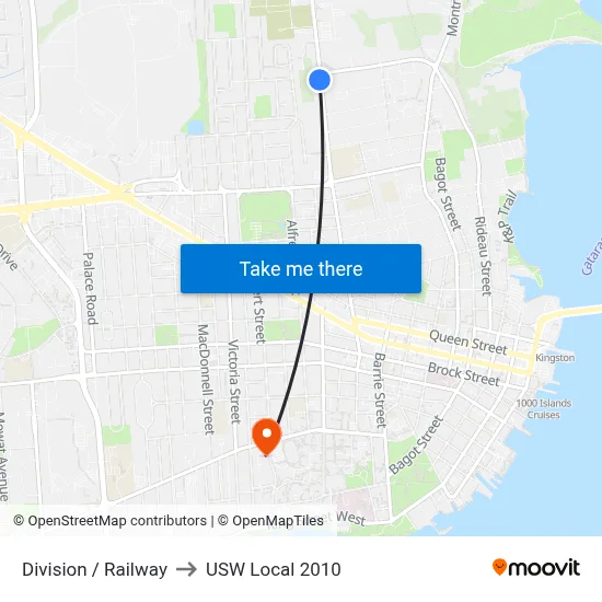 Division / Railway to USW Local 2010 map