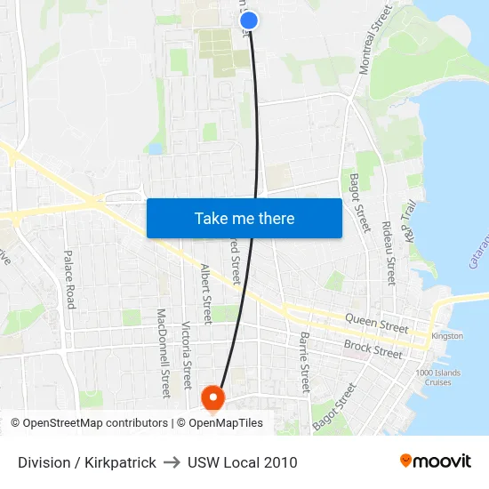 Division / Kirkpatrick to USW Local 2010 map