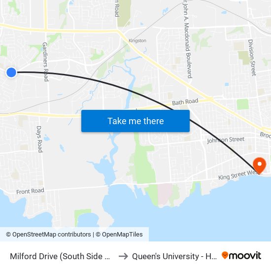 Taylor-Kidd / Milford to Queen's University - Heating Plant map