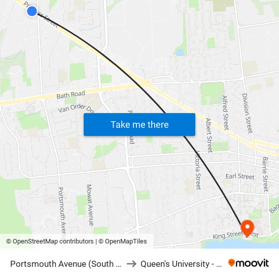 Princess / Portsmouth to Queen's University - Heating Plant map