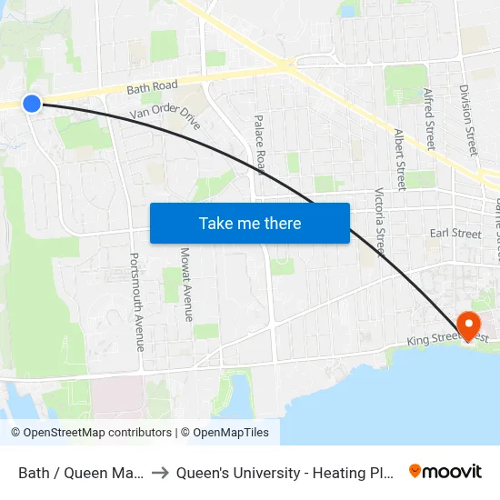 Bath / Queen Mary to Queen's University - Heating Plant map