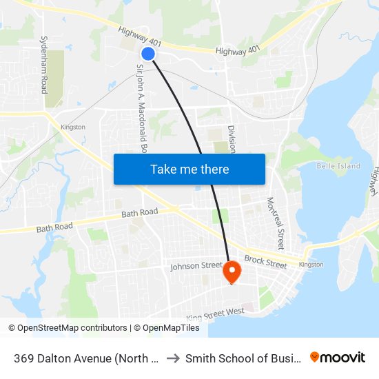 369 Dalton Avenue (North Side) to Smith School of Business map