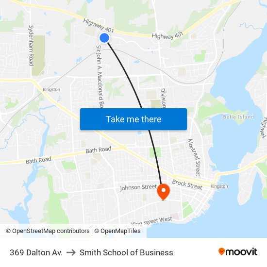 369 Dalton Avenue (North Side) to Smith School of Business map