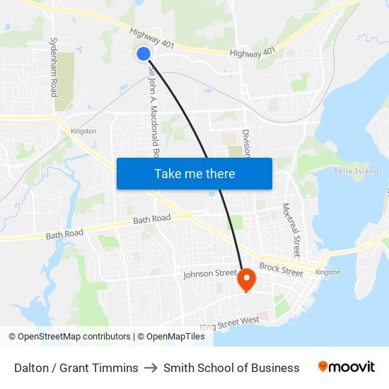 Grant Timmins Drive (North Side Of Dalton) to Smith School of Business map