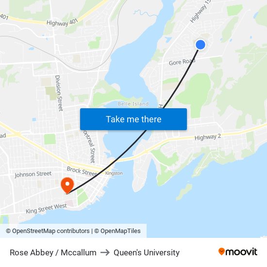 Mccallum Street (West Side Of Rose Abbey) to Queen's University map