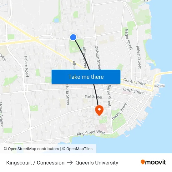Kingscourt / Concession to Queen's University map