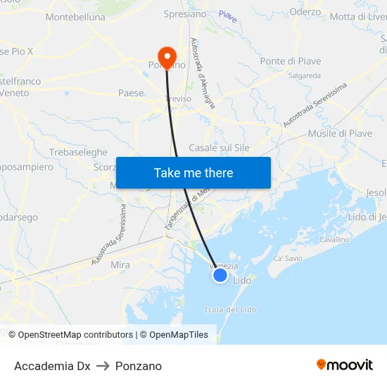 Academy Right to Ponzano map