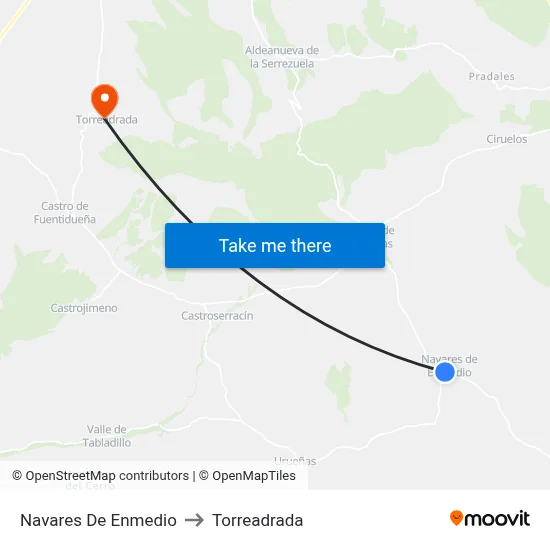 Navares De Enmedio to Torreadrada map