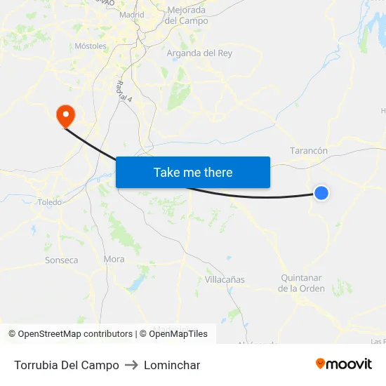 Torrubia Del Campo to Lominchar map