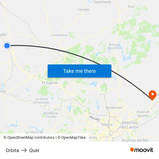 Orbita to Quer map