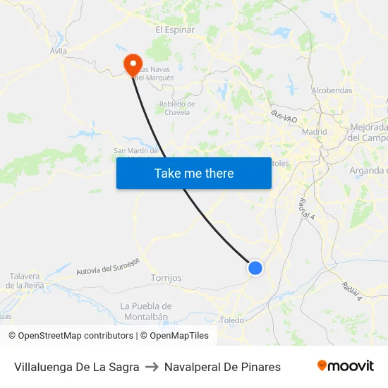 Villaluenga De La Sagra to Navalperal De Pinares map