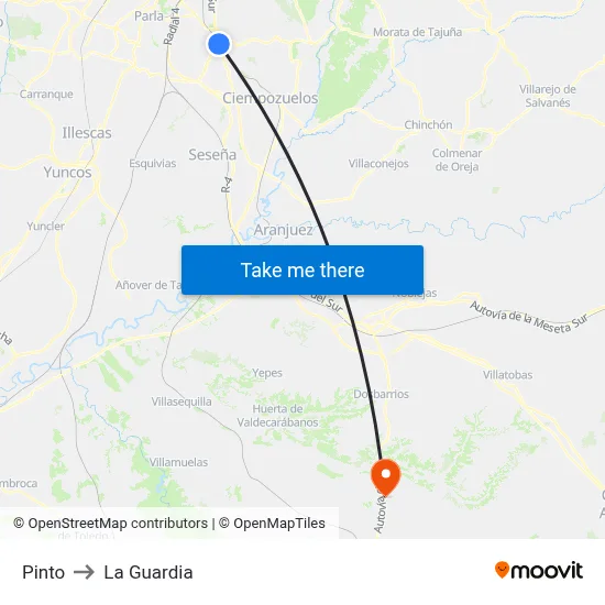 Pinto to La Guardia map