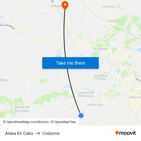 Aldea En Cabo to Codorniz map