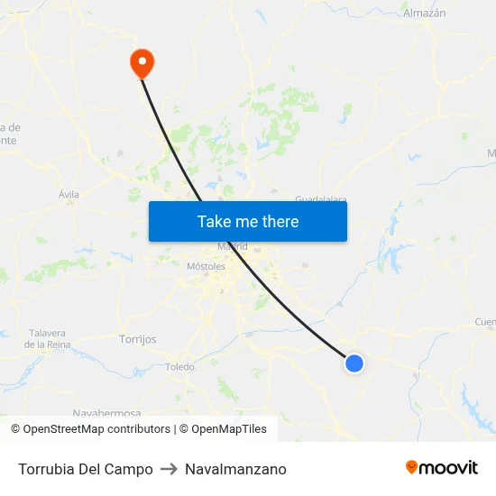 Torrubia Del Campo to Navalmanzano map