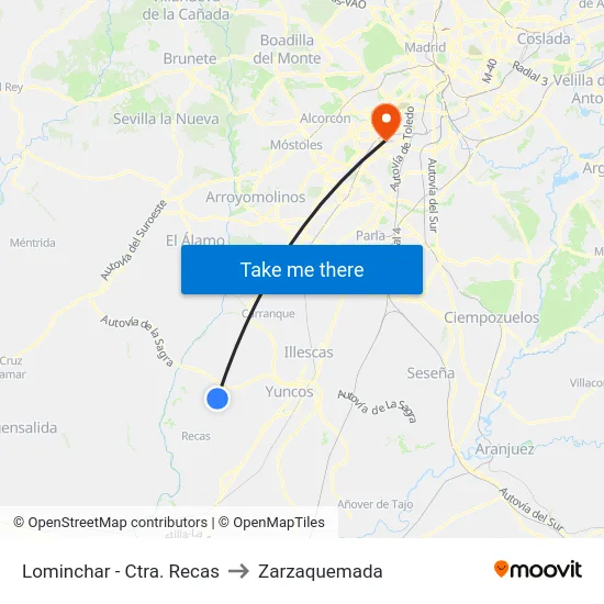 Lominchar - Ctra. Recas to Zarzaquemada map