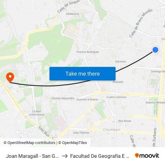 Joan Maragall - San Germán to Facultad De Geografía E Historia map