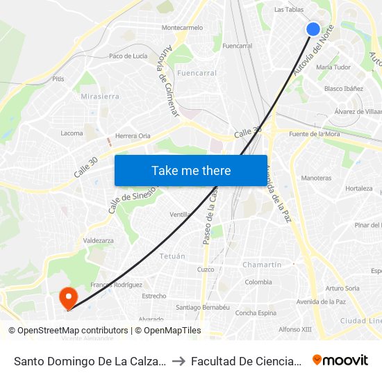 Santo Domingo De La Calzada - Sauceda to Facultad De Ciencias Químicas map