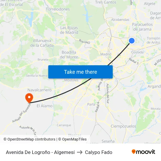 Avenida De Logroño - Algemesí to Calypo Fado map