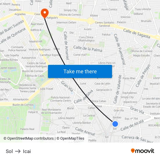 Sol to Icai map