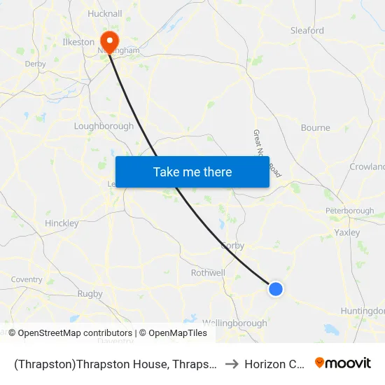 (Thrapston)Thrapston House, Thrapston to Horizon CDT map