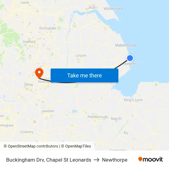 Buckingham Drv, Chapel St Leonards to Newthorpe map
